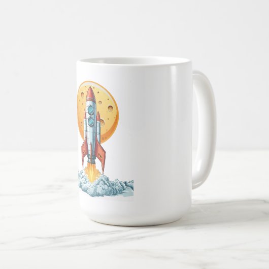 rocket koffiemok (Voorkant rechts)