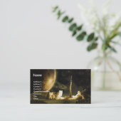 Rocket lanceren Regular Business Card Template Visitekaartje (Staand voorkant)