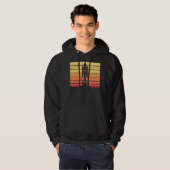 Rocket Launch Blast Off Astronomie Retro Space Hoodie (Voorkant volledig)