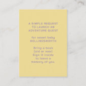 Rocket Launch Books for Baby Pink & Blue Informatiekaartje (Achterkant)