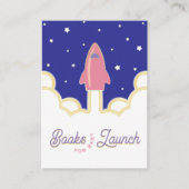 Rocket Launch Books for Baby Pink & Blue Informatiekaartje (Voorkant)
