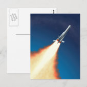 Rocket Launch Briefkaart (Voorkant / Achterkant)
