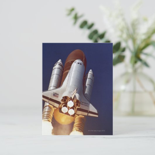 Rocket Launch Briefkaart (Staand voorkant)