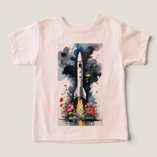 Rocket Launch Floral (Design voorkant)