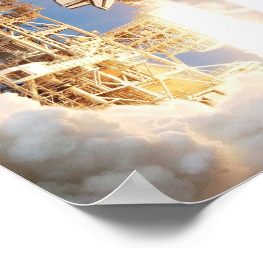 Rocket Launch Florida USA Poster (Hoek)