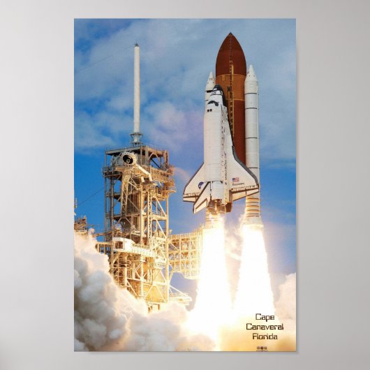 Rocket Launch Florida USA Poster (Voorkant)