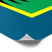 Rocket Launch Fun gevuld, kleurrijk en Sci-Fi Poster (Hoek)