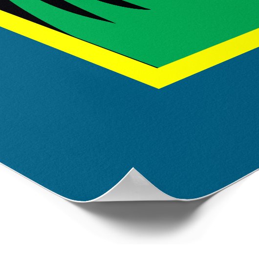 Rocket Launch Fun gevuld, kleurrijk en Sci-Fi Poster (Hoek)