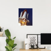 Rocket Launch Poster (Thuiskantoor)