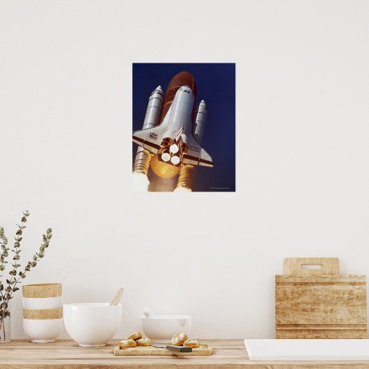 Rocket Launch Poster (Keuken)