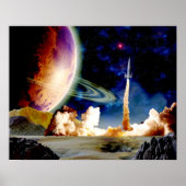Rocket Launch Poster (Voorkant)