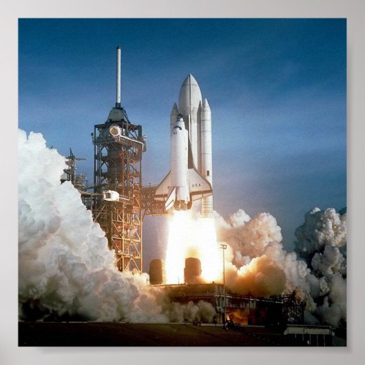 Rocket Launch Poster (Voorkant)