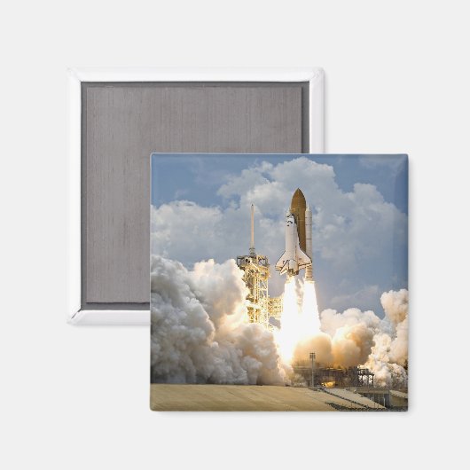 Rocket Launch, Space Shuttle Magneet (Voorkant / Achterkant)