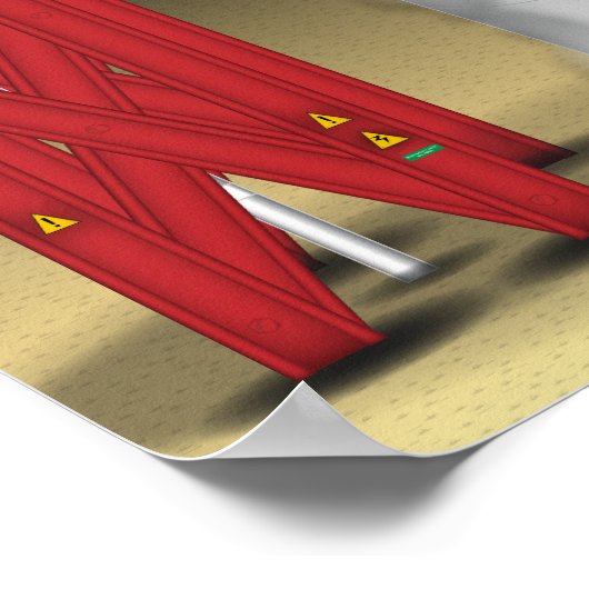 Rocket Launcher op zijn pad Poster (Hoek)