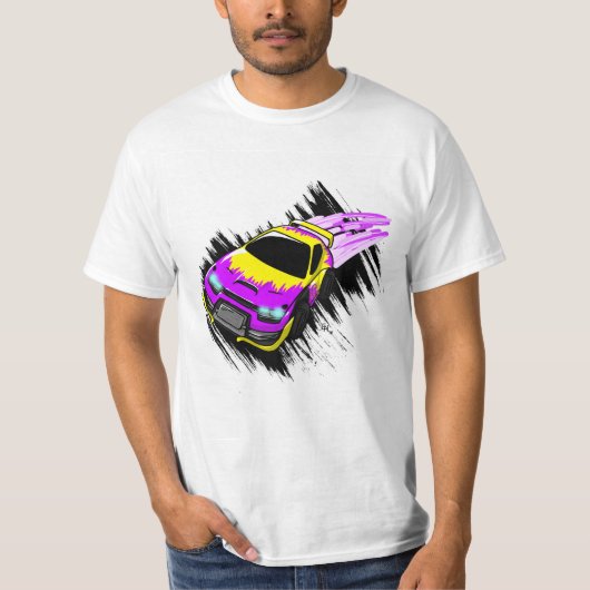 Rocket League Gamer E-Sports Competitief Gamen T-shirt (Voorkant)