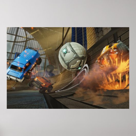 Rocket League Geweldige competitieve e-sport gamin Poster (Voorkant)