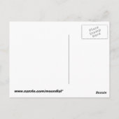 Rocket Man Fireworks Fractal Briefkaart (Achterkant)