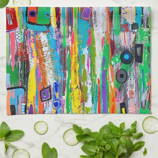 Rocket Man keukenhanddoek (Gevouwen)