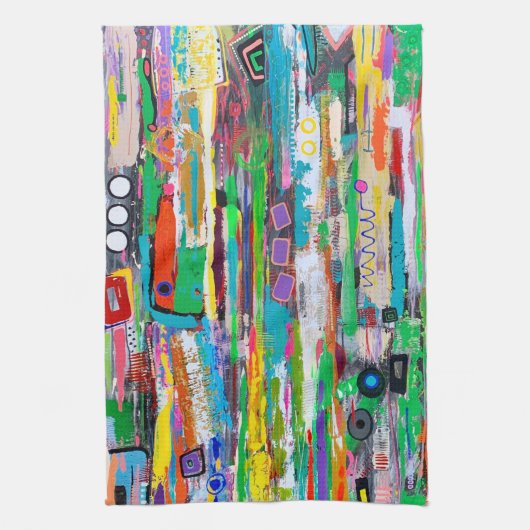 Rocket Man keukenhanddoek (Verticaal)