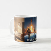 Rocket Man Mok voor Kinderen Ruimte Avontuur (Voorkant links)
