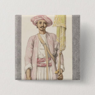 Rocket Man van Tipoo Sultan (1750-99), c.1793-4 (w Vierkante Button 5,1 Cm