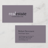 Rocket Metallic Real Estate Agent Visitekaartje (Voorkant / Achterkant)