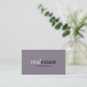 Rocket Metallic Real Estate Agent Visitekaartje (Staand voorkant)