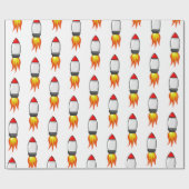 Rocket Missile Cadeaupapier (Vlak)