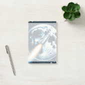 Rocket Moon Space Dry Erase Board Zwart Post-it® Notes (Kantoor)