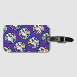 Rocket naar de maan bagagelabel