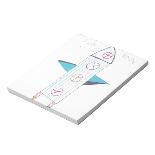 ROCKET NOTITIEBLOK (Linkerzijde)