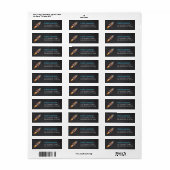 Rocket Outer Space Return Address Labels (Full Sheet)
