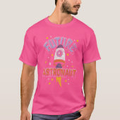 Rocket Outer Space Science Galaxy Future Astronaut T-shirt (Voorkant)