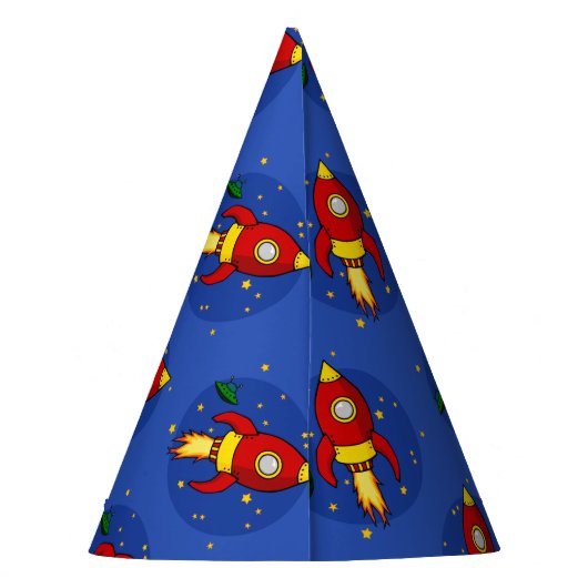 Rocket Party Pet Feesthoedjes (Achterkant)