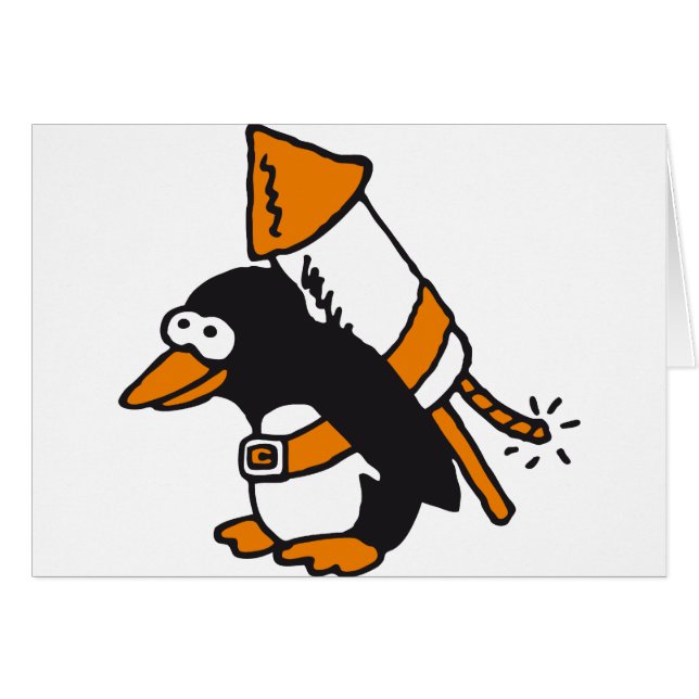 rocket penguin (Voorkant Horizontaal)