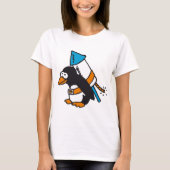rocket penguin t-shirt (Voorkant)