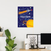Rocket Personalized Poster (Thuiskantoor)