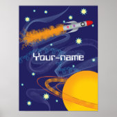 Rocket Personalized Poster (Voorkant)