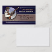 Rocket Pilot #3 Visitekaartjes (Voorkant / Achterkant)