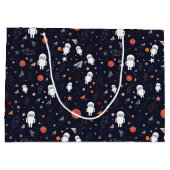 Rocket Planet Star Groot Cadeauzakje (Achterkant)