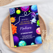 Rocket & Planets Kinder feestthema Kaart