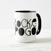 Rocket Pogo Logo Mok (Voorkant rechts)