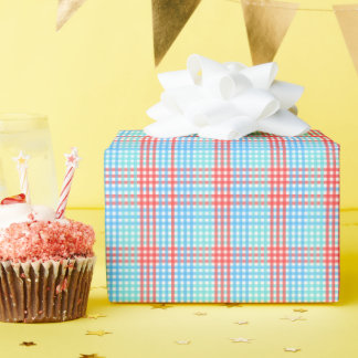 Rocket Pop Plaid - Extra klein Cadeaupapier