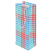 Rocket Pop, Plaid Wijn Cadeautas (Achterkant Gekanteld)