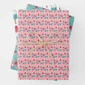 Rocket Pop Popsicle Fireworks, 4de juli patriottis Inpakpapier Vel (In situ)