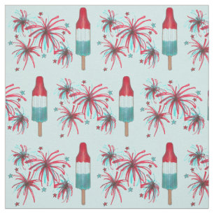 Rocket Pop Popsicle Fireworks, vierde juli Verenig Stof