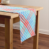 Rocket Pop, Small Plaid Korte Tafelloper (Voorbeeld)