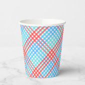 Rocket Pop, Small Plaid Papieren Bekers (Links)