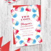 Rocket Pop Zomer Popsicle Twee Koele 2e Verjaardag Kaart