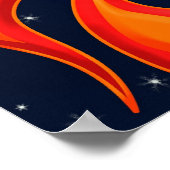 Rocket Postcard Favor Tags Poster (Hoek)